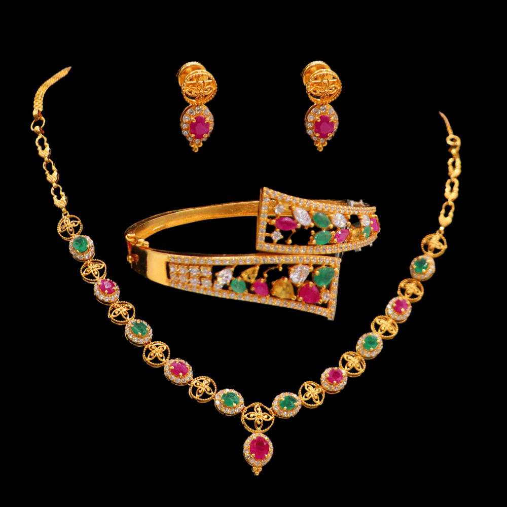 22K Gold Necklace Set