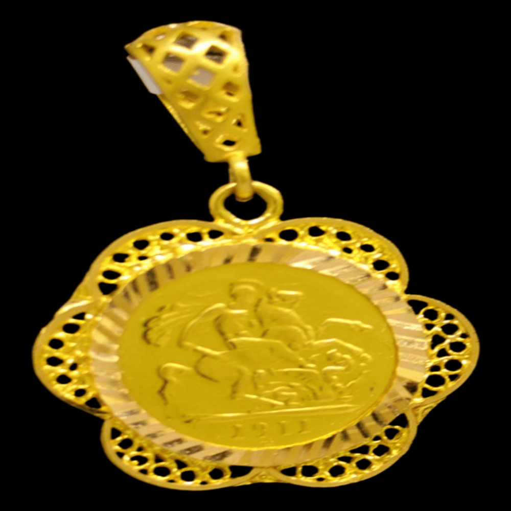 21K Gold Pendant