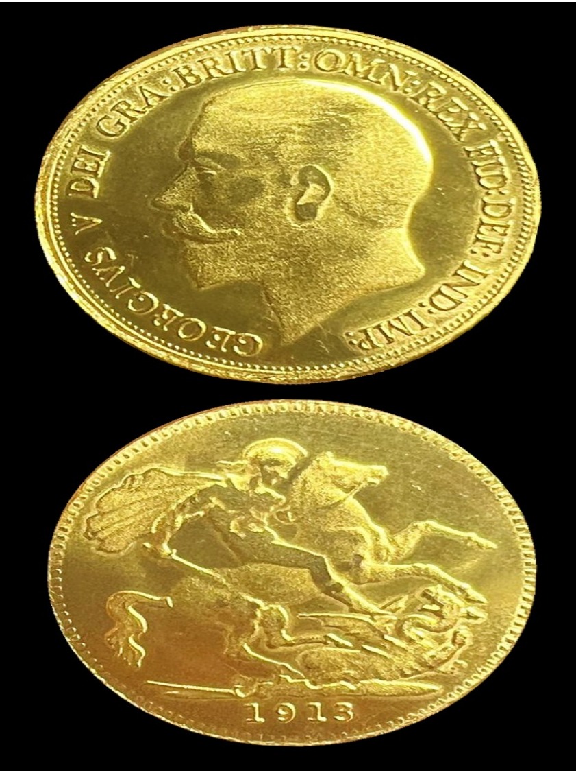 English 21K Copy Coin