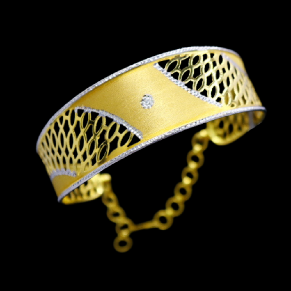 22K Gold Bangle Bracelet – SW22749 image 2 of 2