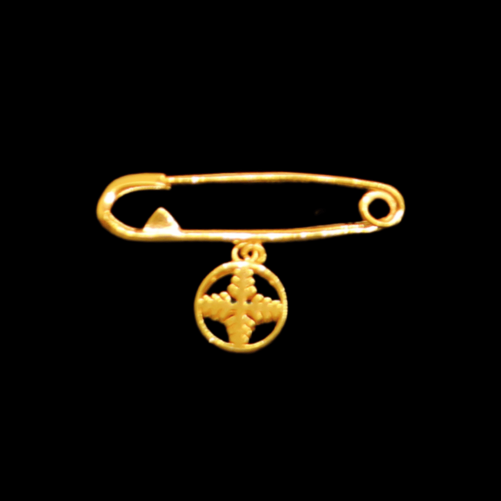 21K Gold Baby Pin