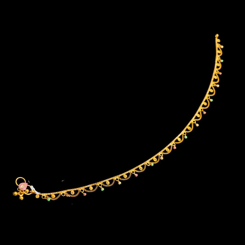 22K Gold Anklet