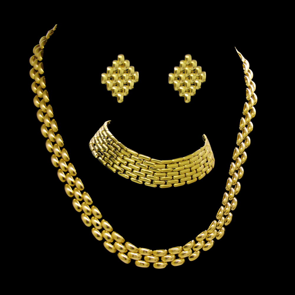 18K Gold Necklace Set