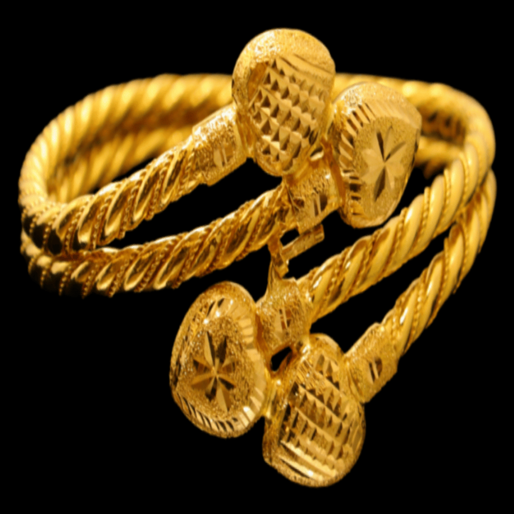 21k Gold Bangle Bracelet