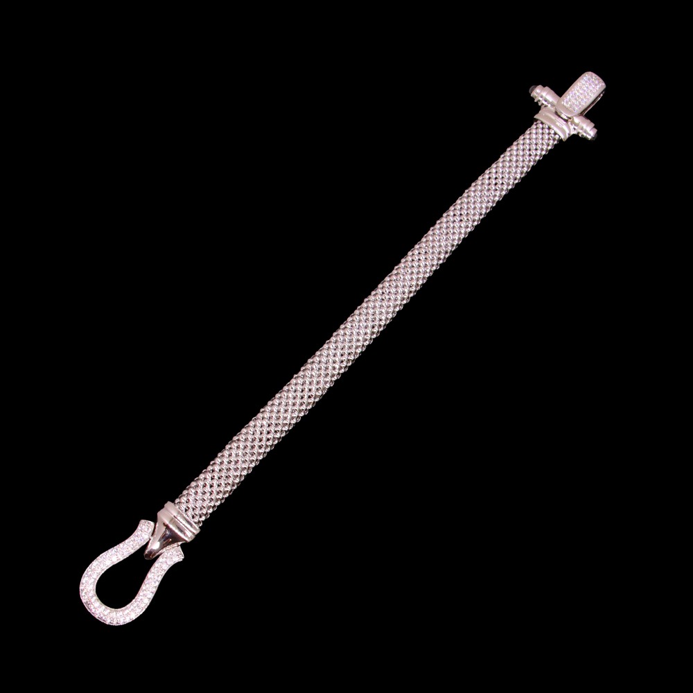 18K White Gold Bracelet