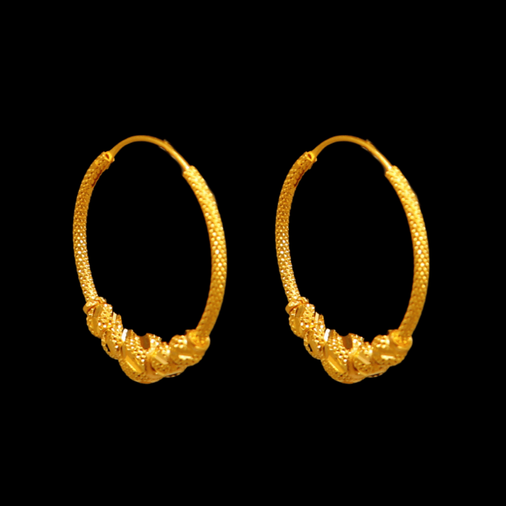 22K Gold Earrings - SW32184