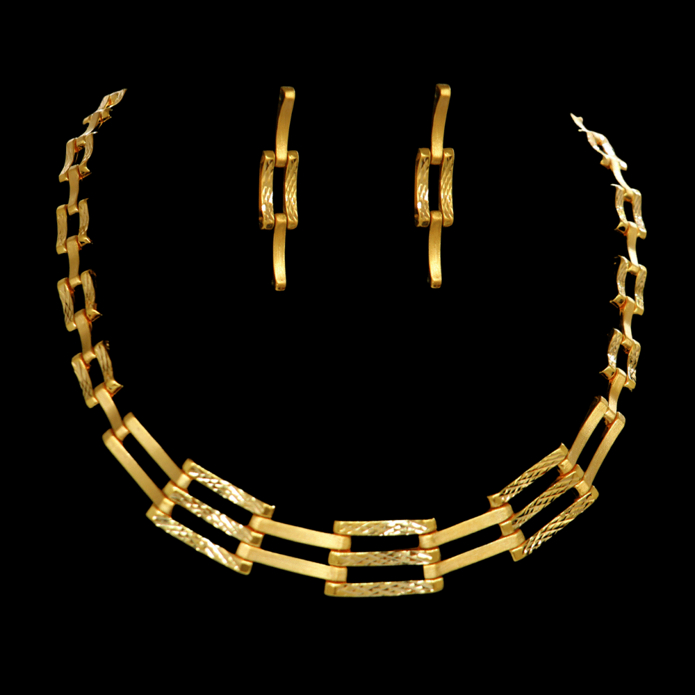21K Gold Necklace Set