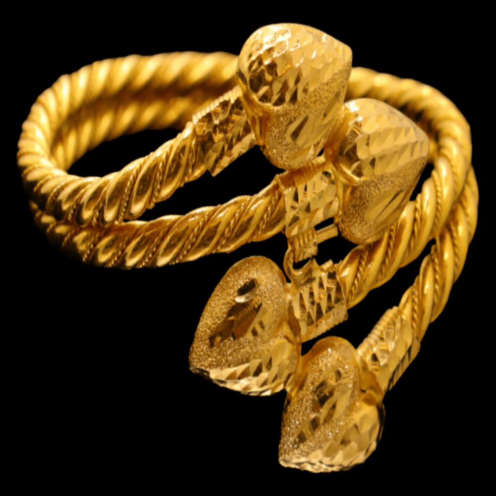 21k Gold Bangle Bracelet
