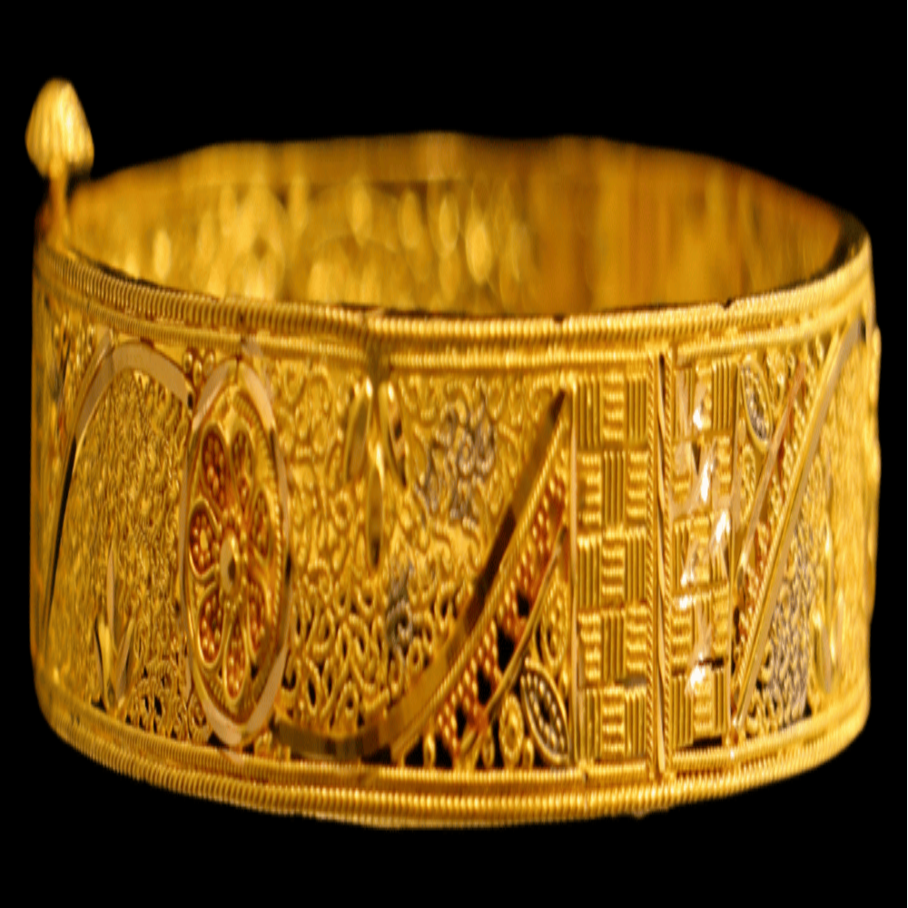 22K Gold Bangle Bracelet