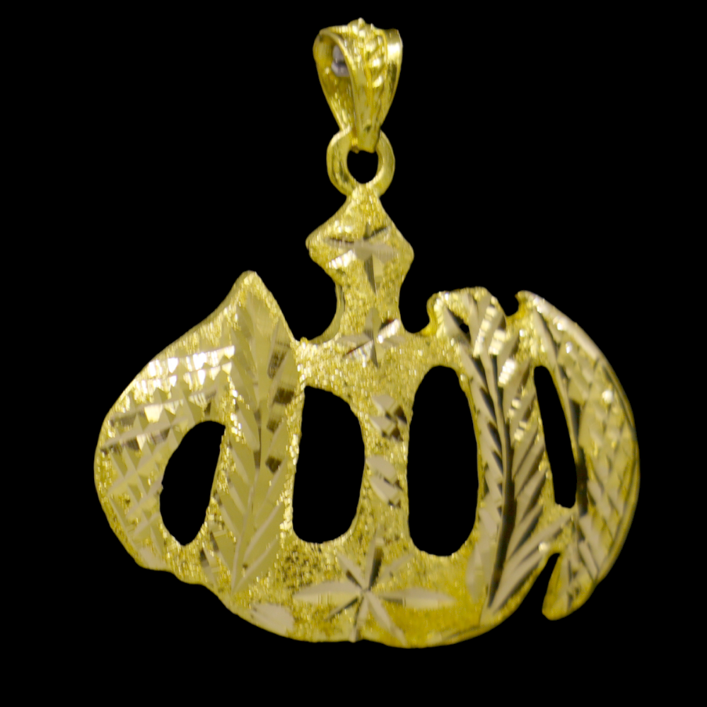 21K Gold Islamic Pendant