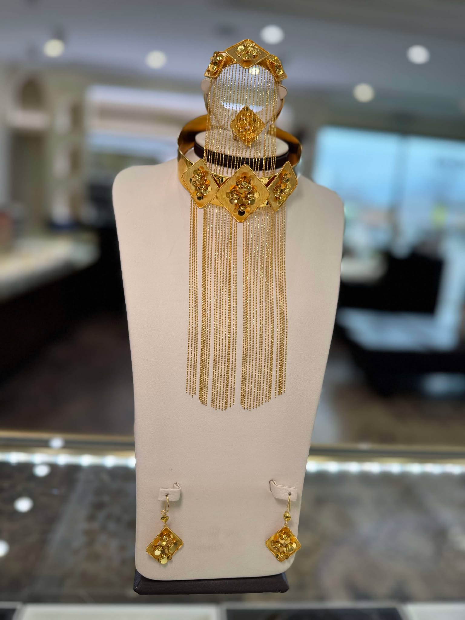 21K Gold Necklace Set