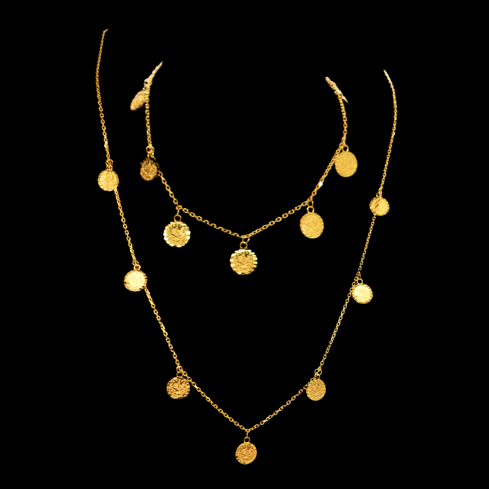 21K Gold Necklace Set