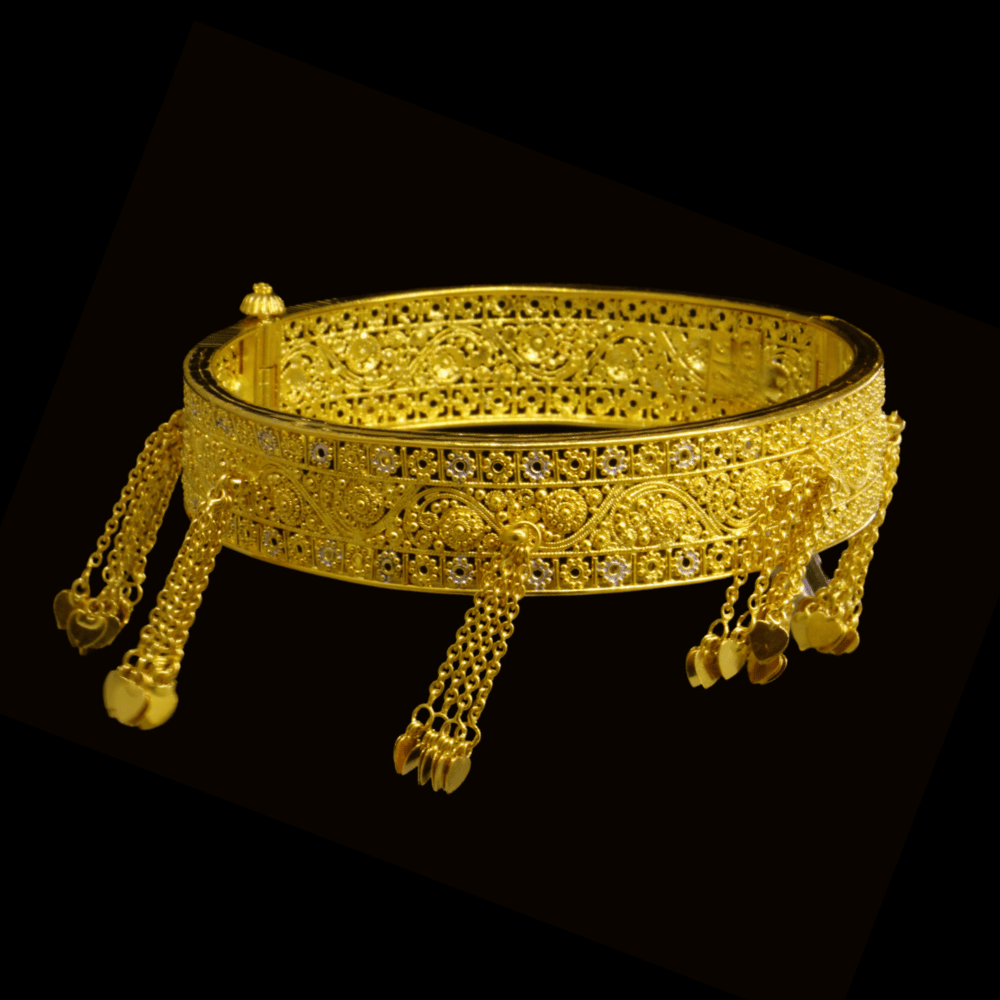 22K Gold Bangle Bracelet
