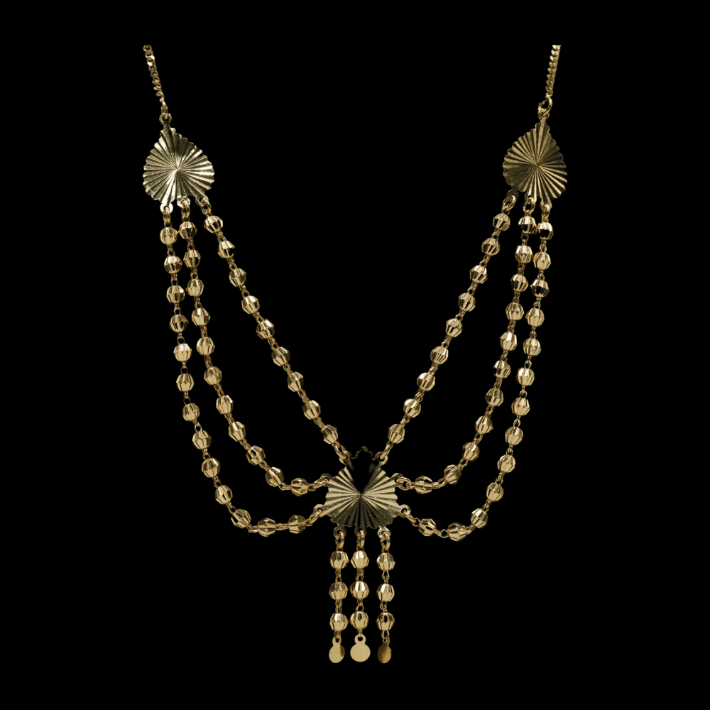 21K Gold Necklace Set