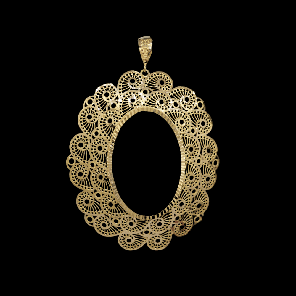 21K Gold Ounce Frame