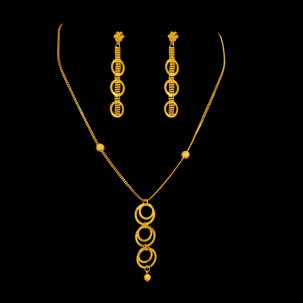 22K Gold Necklace Set