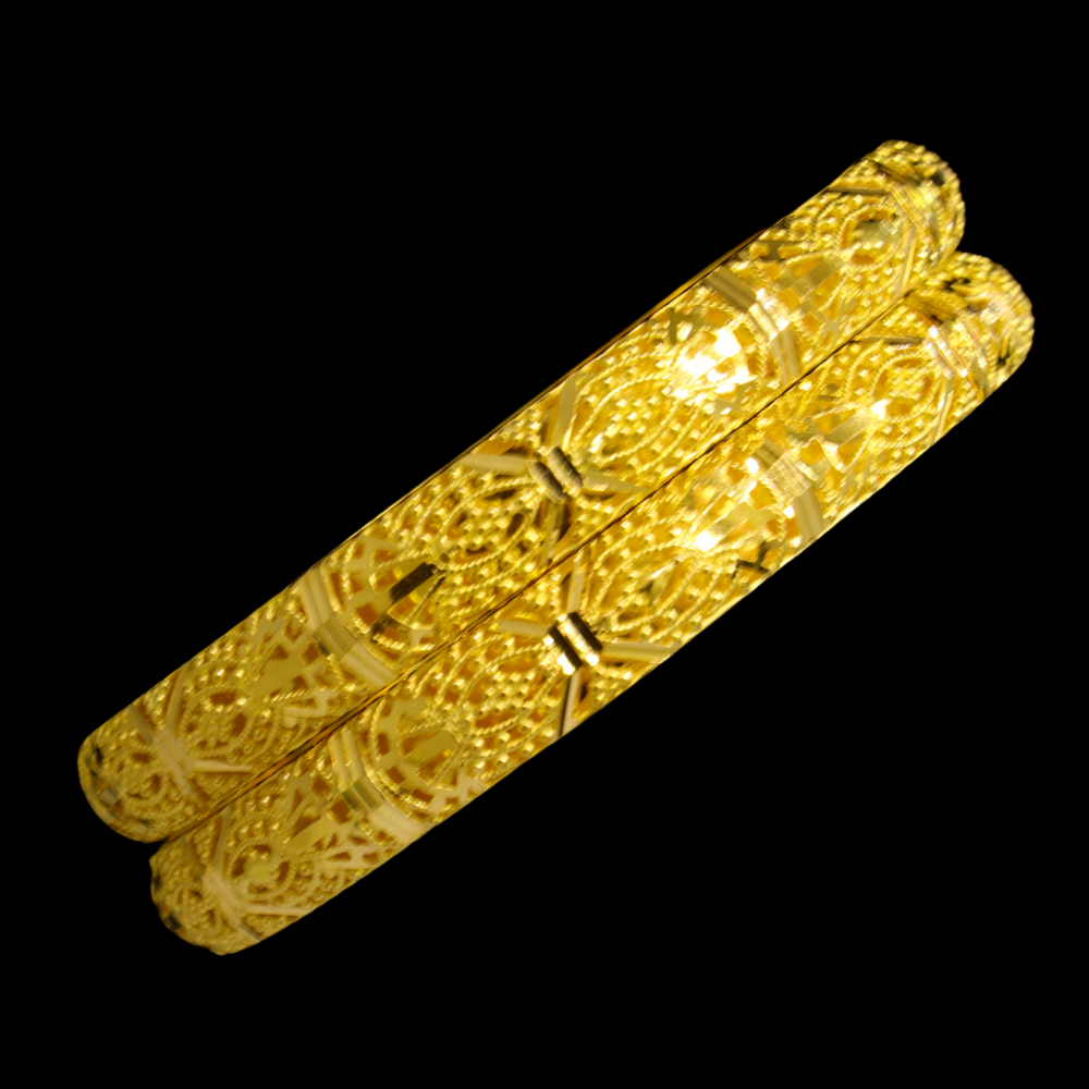 21K Gold Bangle Set, S (19) – SW25045 image 2 of 2