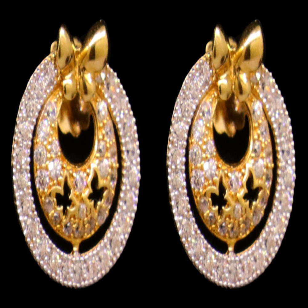21K Gold Stud Earrings - SW18747