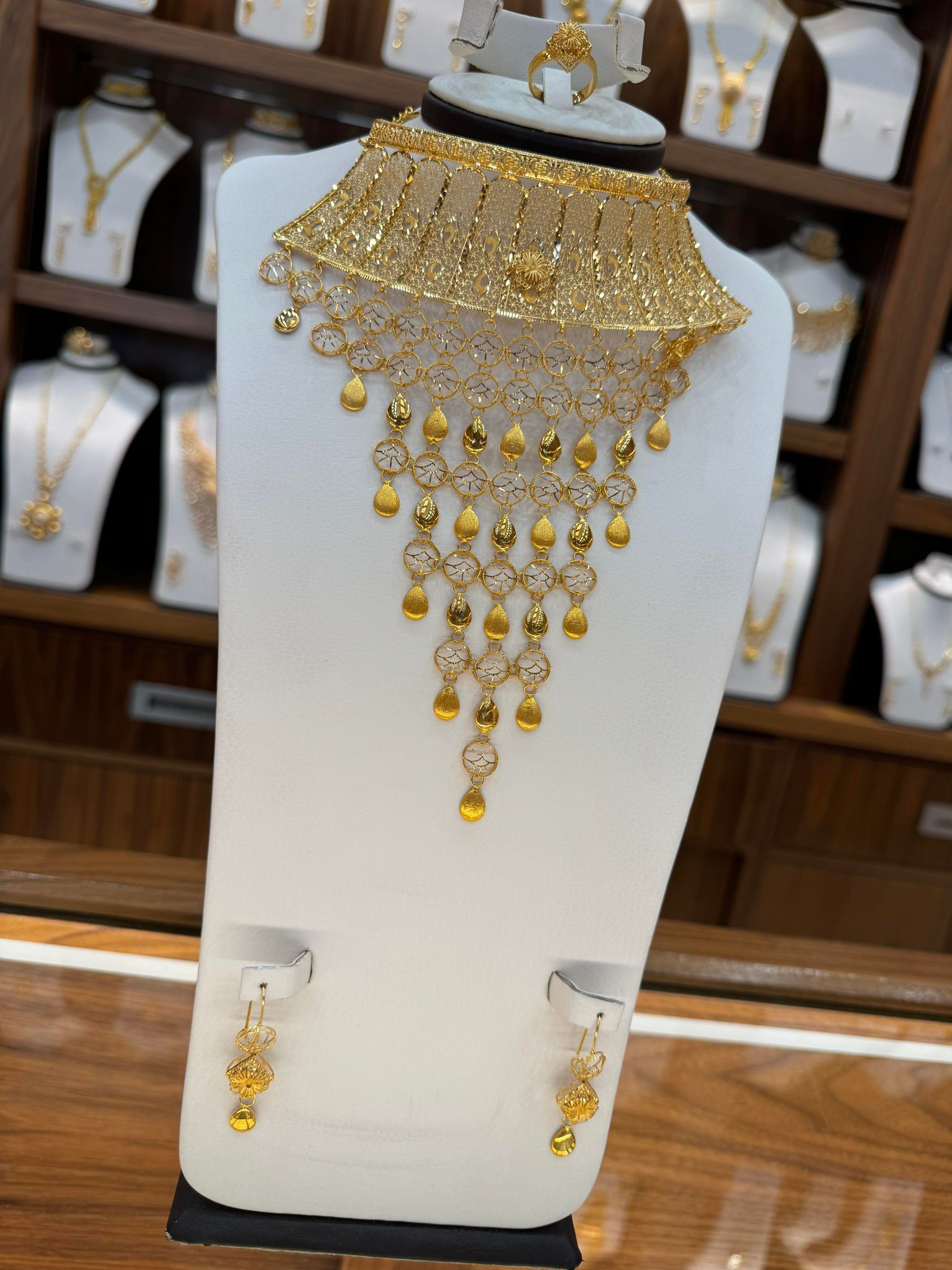 21K Gold Necklace Set