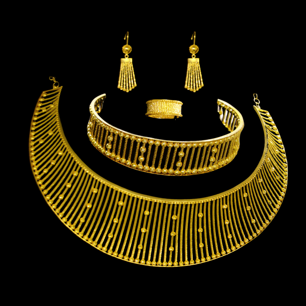 21K Gold Necklace Set