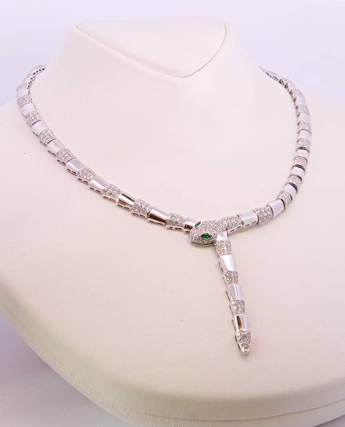 Diamond & Emerald Necklace