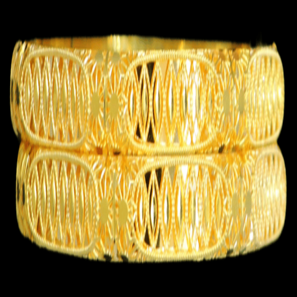 21K Gold Bangle Set (S)