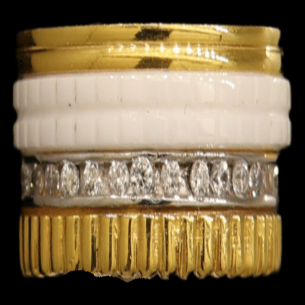 21K Gold Engagement Band Size 5.75 - SW30721