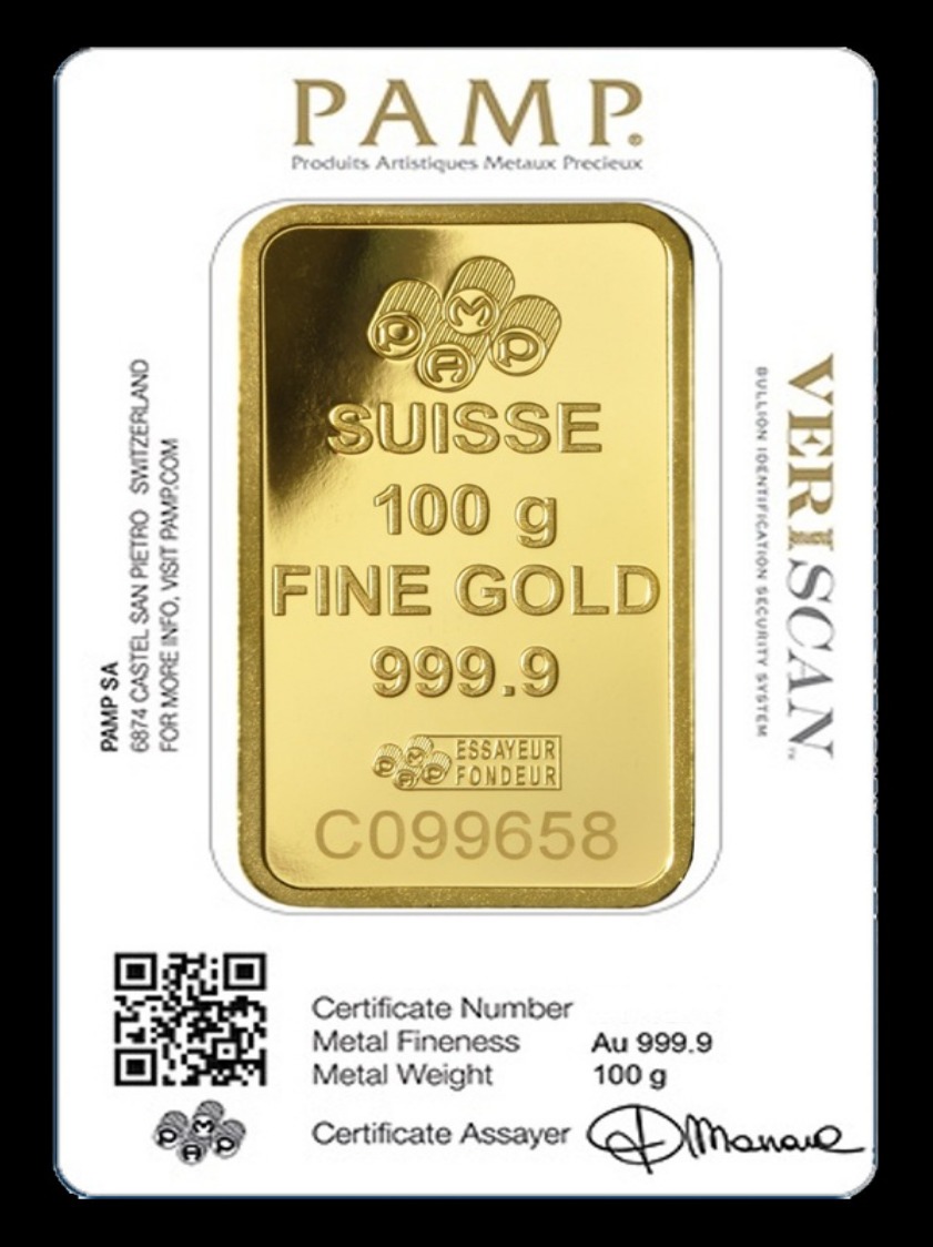 Fortuna Gold Bar - 100g – SW27076 image 2 of 2