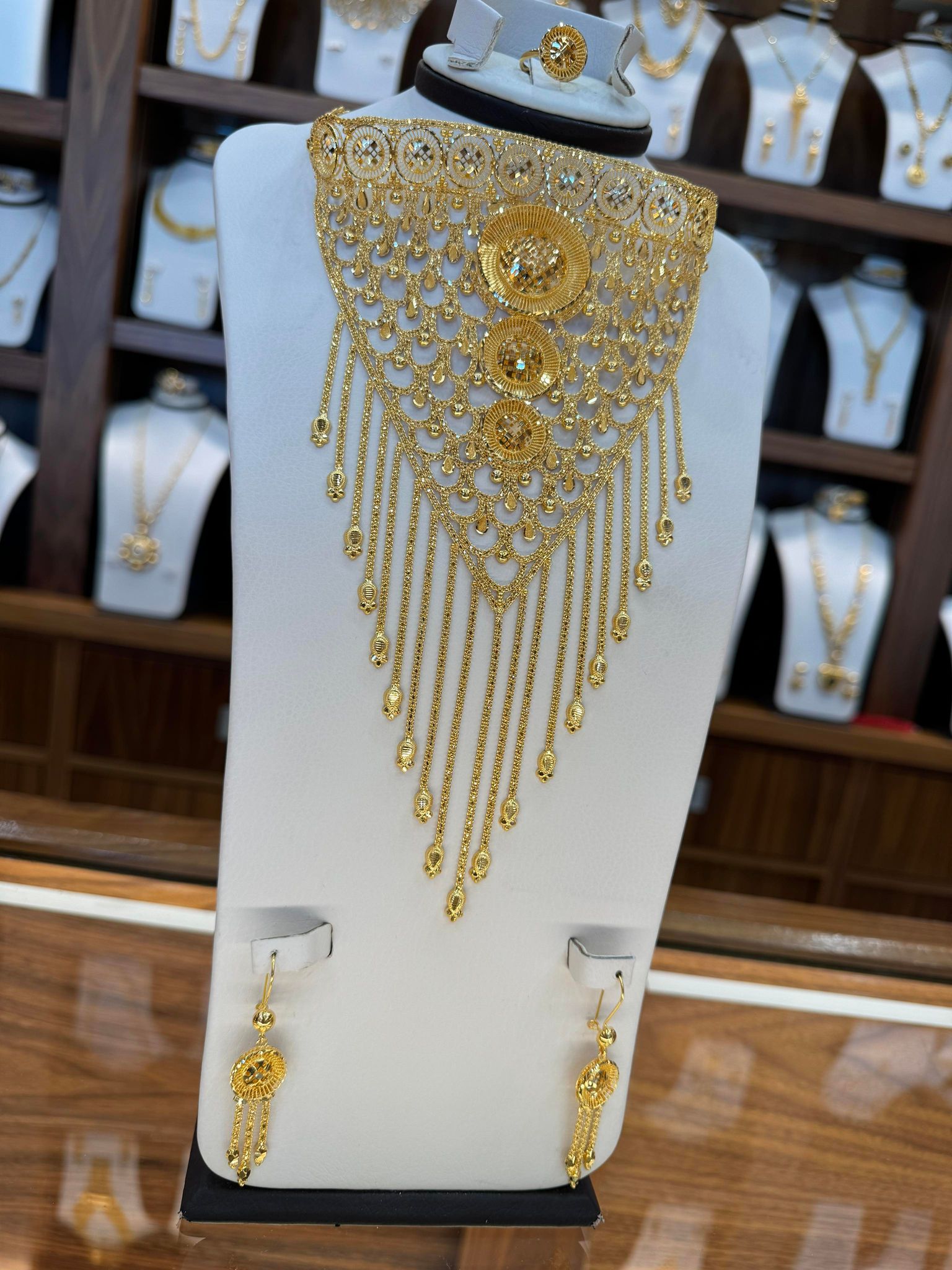 21K Gold Necklace Set