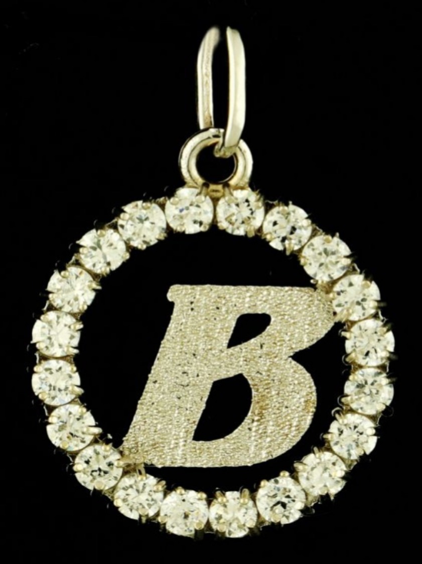 18K White Gold Pendant