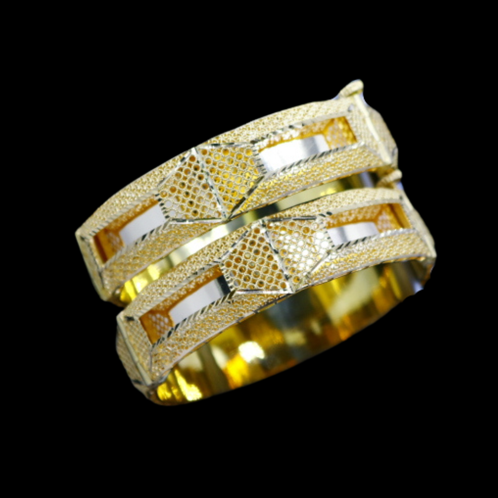 21K Gold Bangle Bracelet – SW22742 image 2 of 2