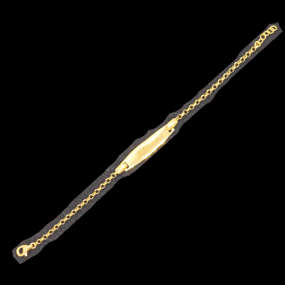 21K Gold Baby Bracelet