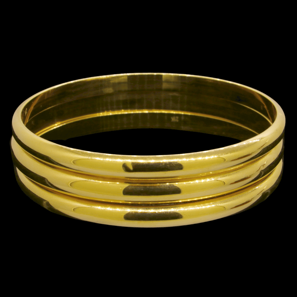 21K Gold Bangle Set (L)