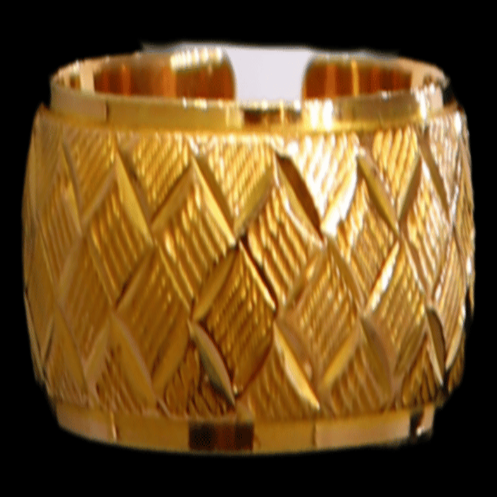 21K Gold Engagement Band Size 7.5 - SW33381