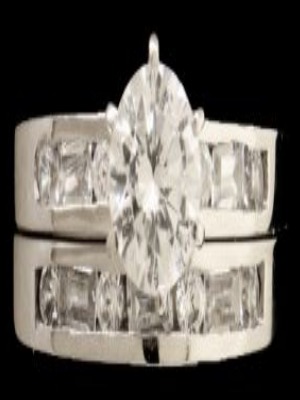 18K Gold Bridal Set