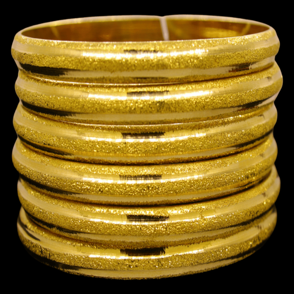 21K Gold Bangle Set (M)