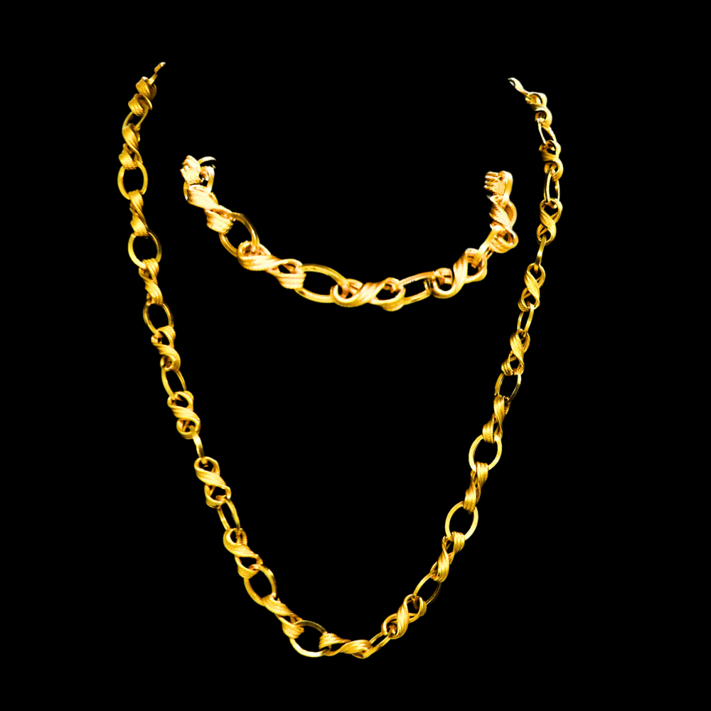 21K Gold Necklace Set