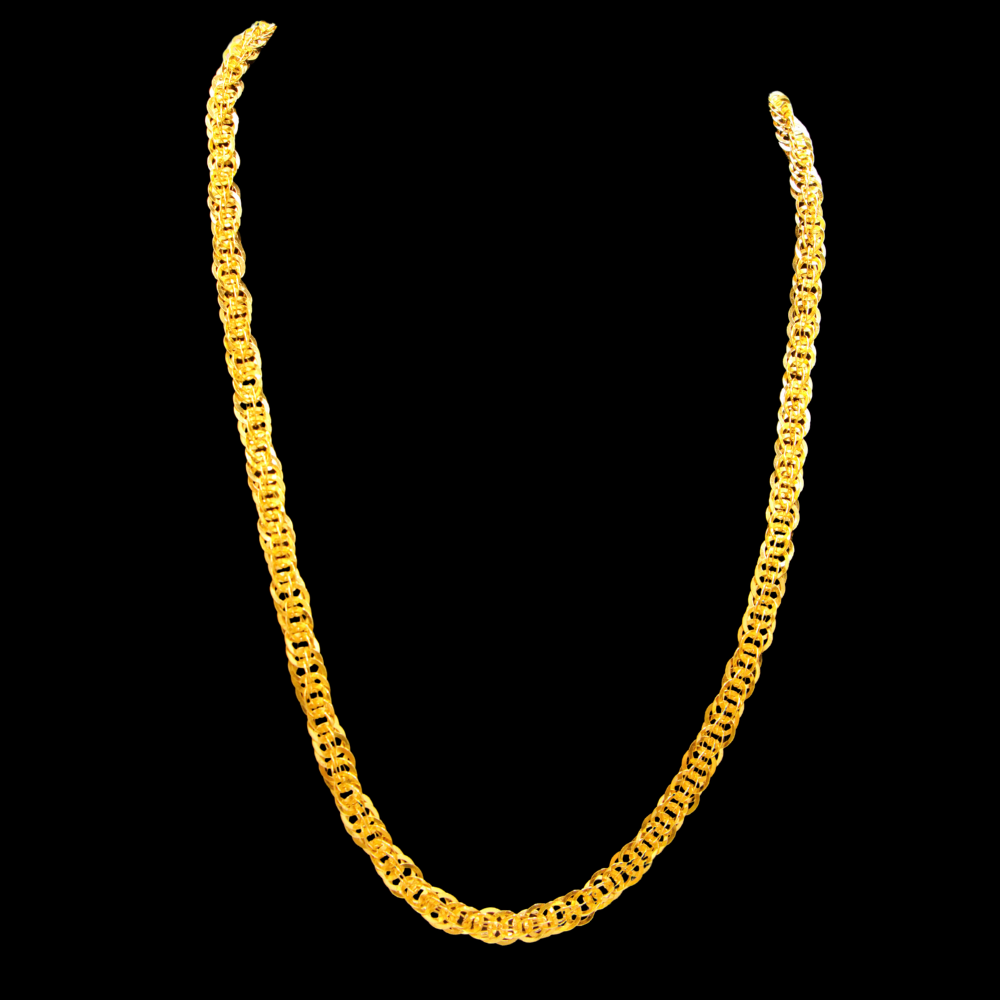 21K Gold Long Necklace - SB26909