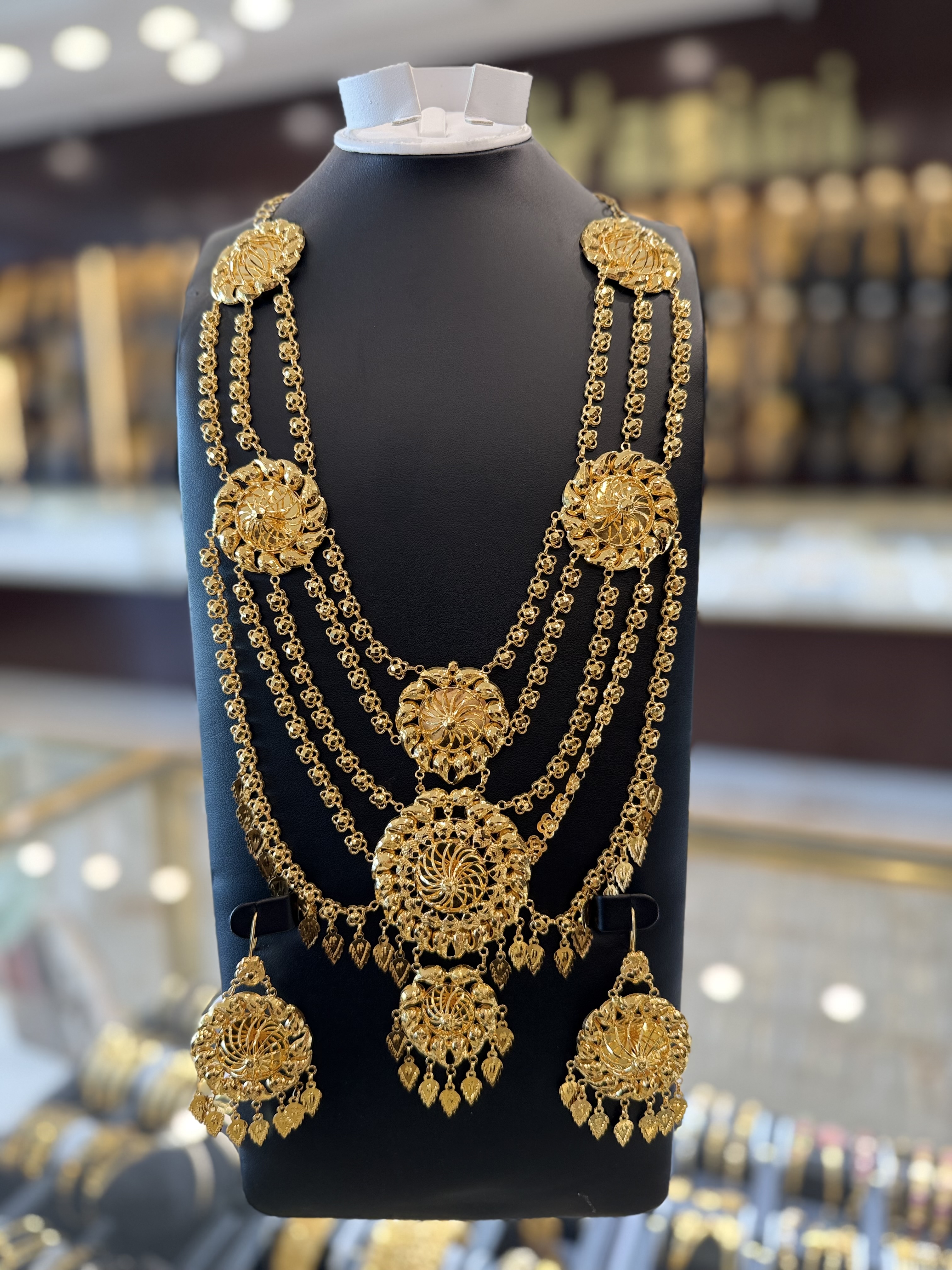 21K Gold Necklace Set