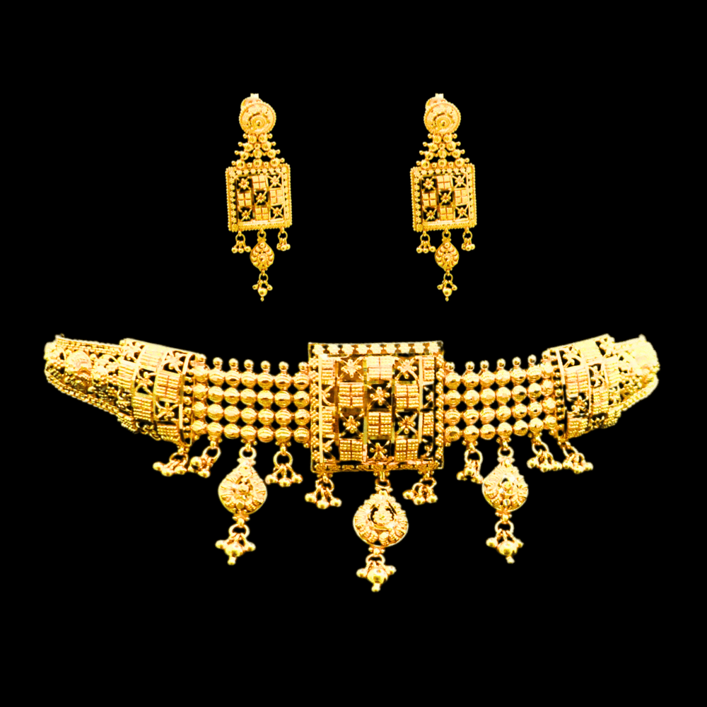 22K Gold Necklace Set