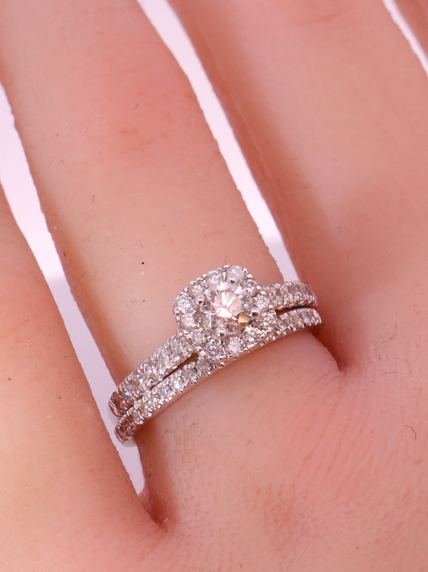 14K White Gold Diamond Bridal – SW13695 image 2 of 2