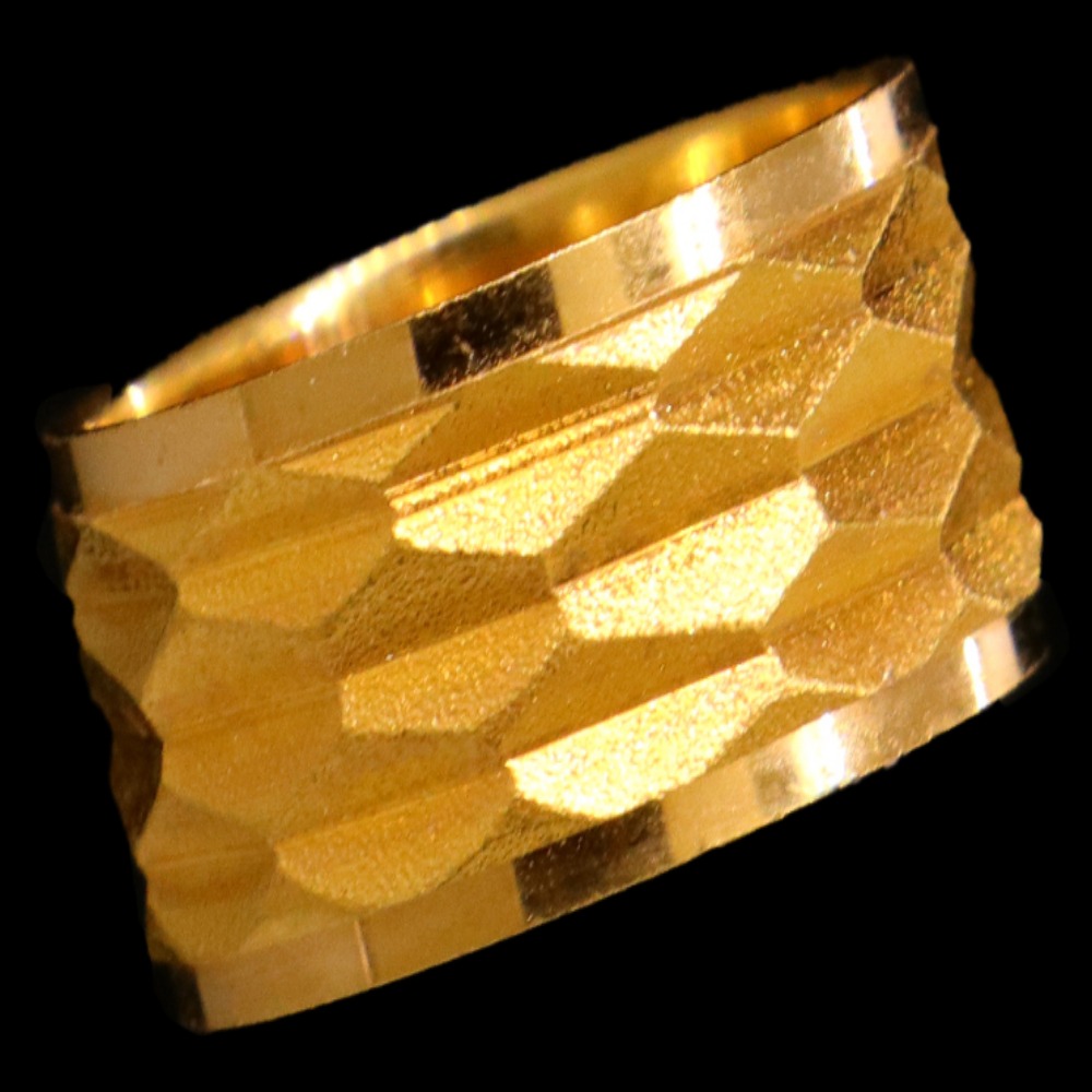 21K Gold Engagement Band Size 7 - SW20006