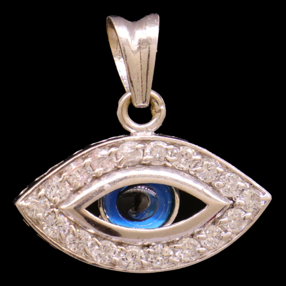 18K White Gold Pendant