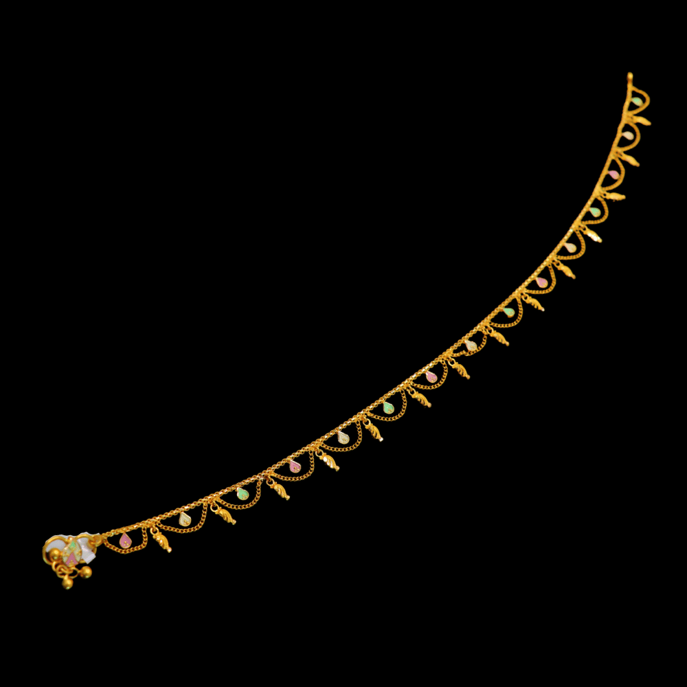22K Gold Anklet