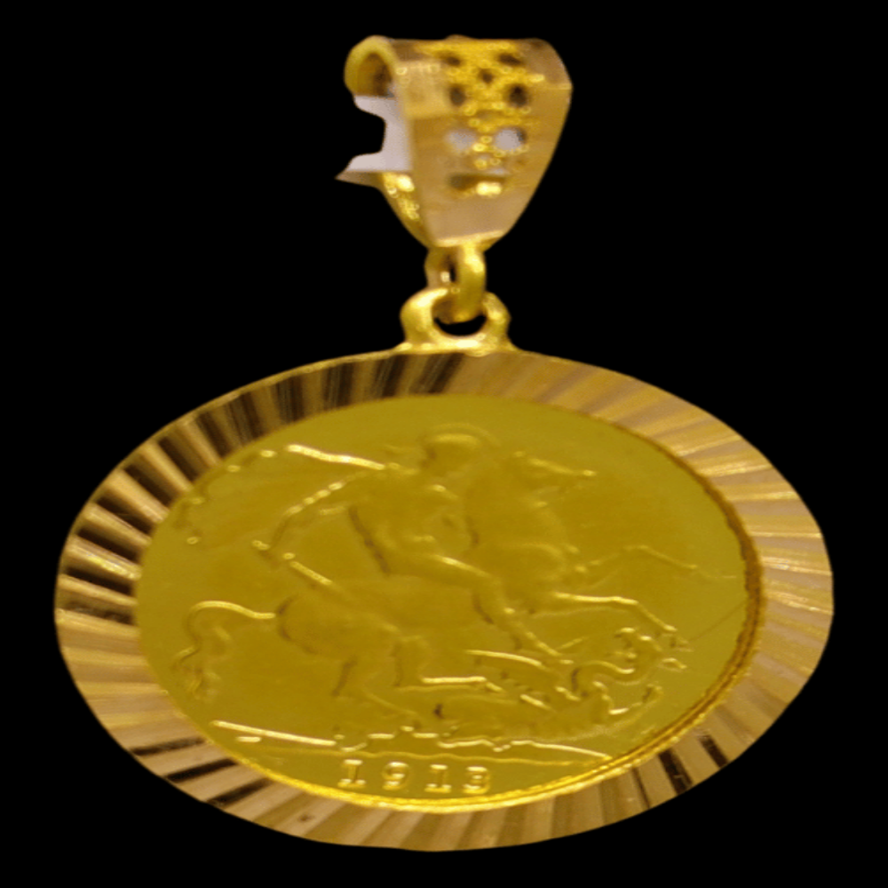 21K Gold Pendant