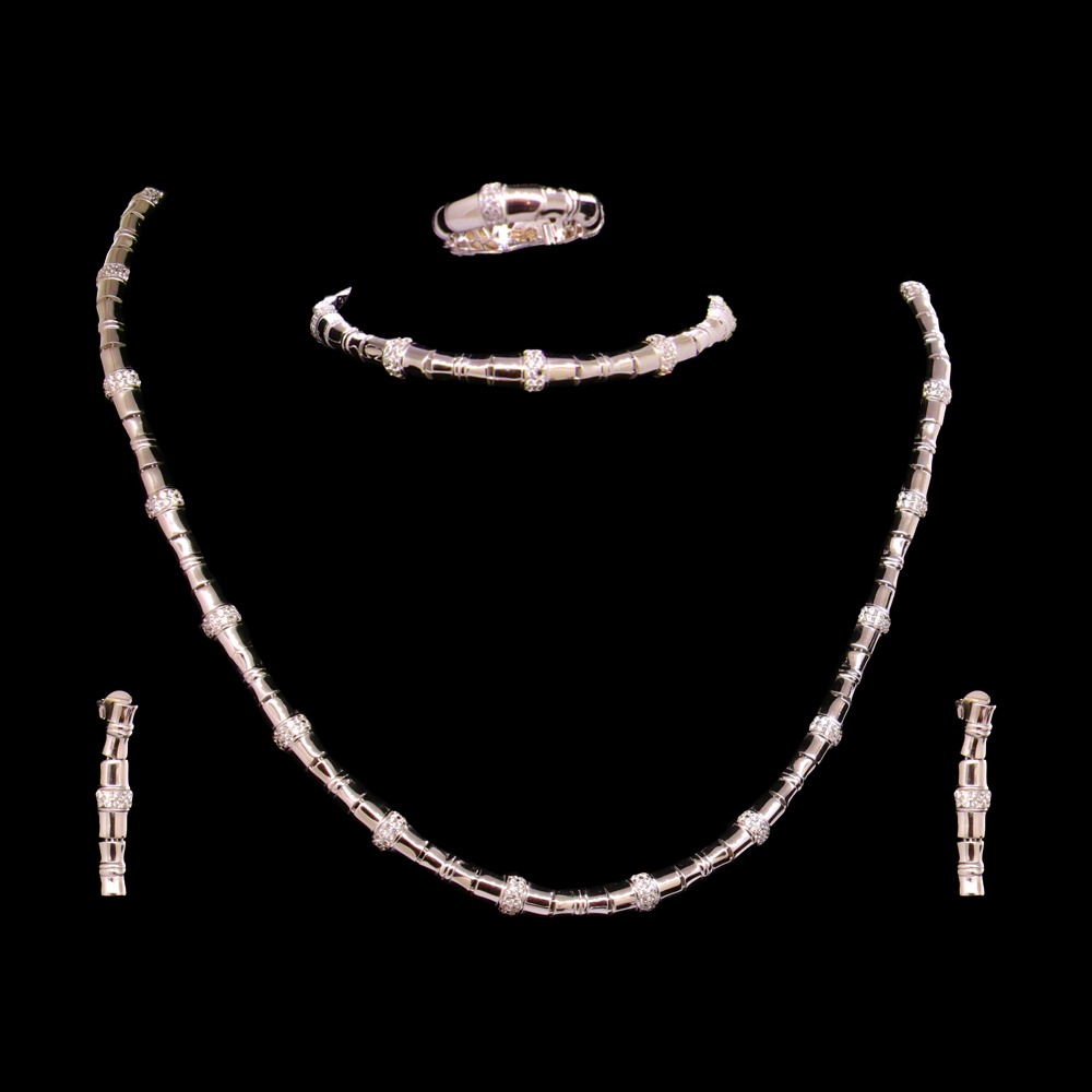 18K Gold Necklace Set
