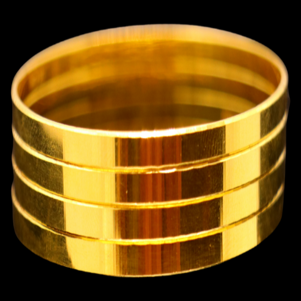 22K Gold Bangle Set (S)