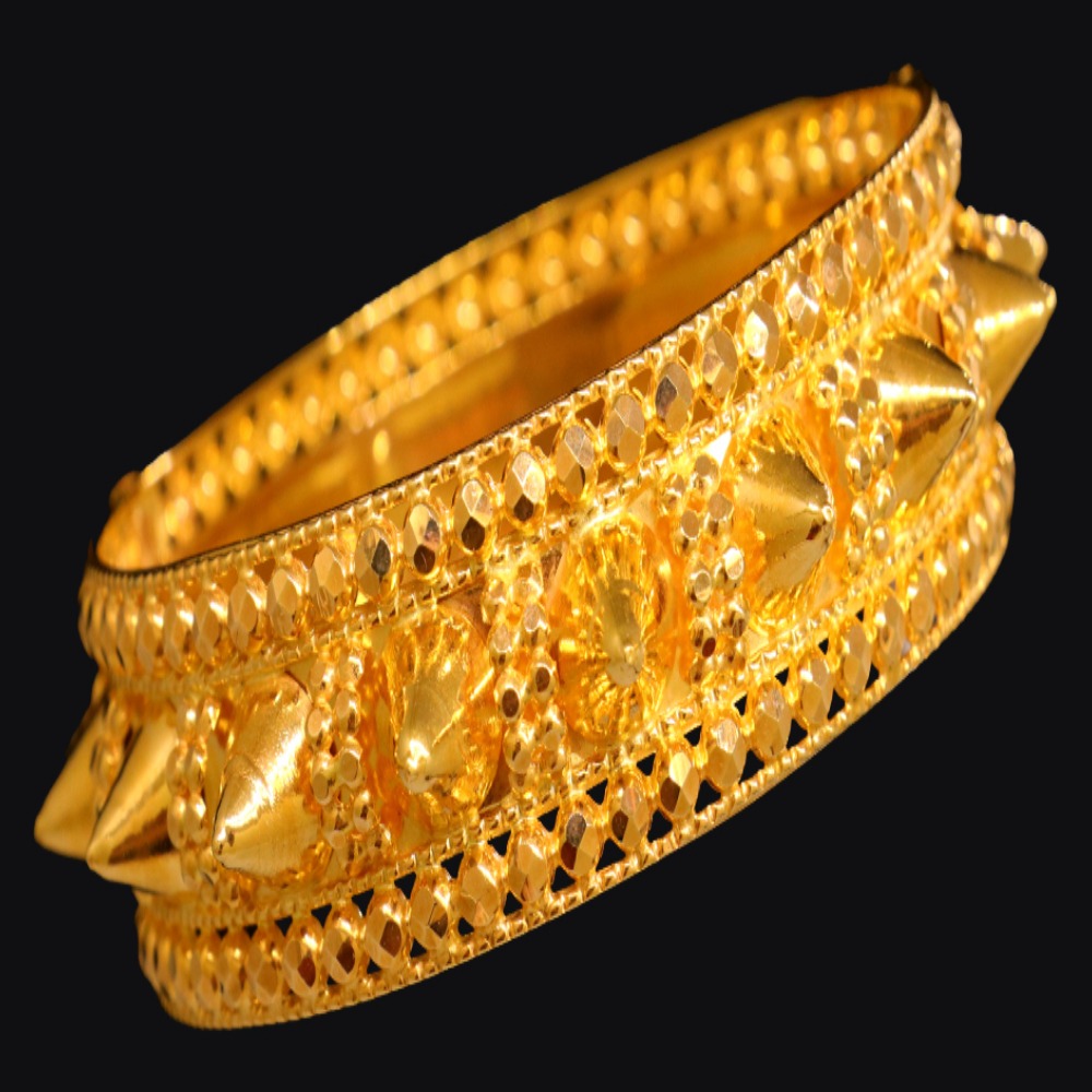 21K Gold Bangle Bracelet – SW17182 image 2 of 2