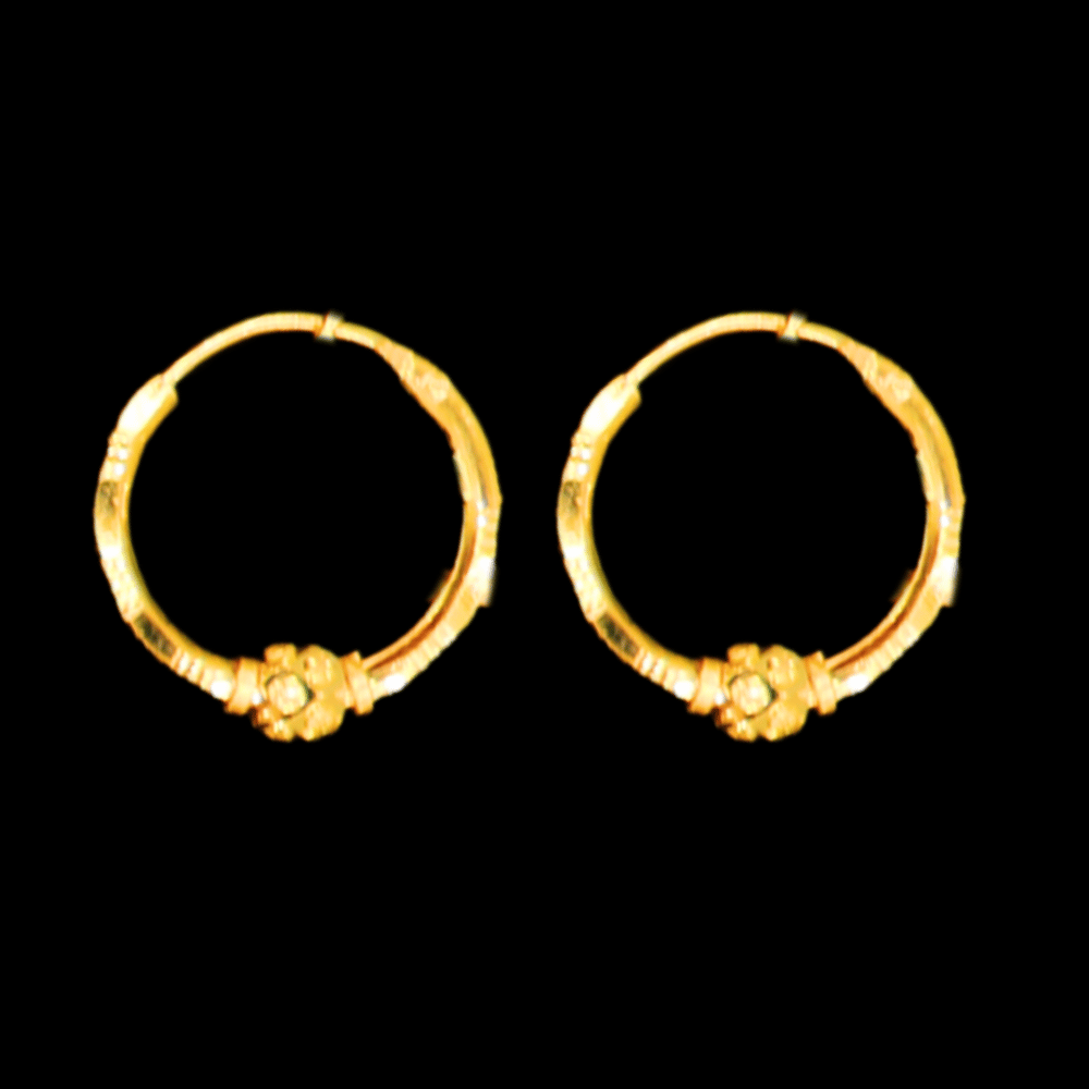 22K Gold Earrings - SW33492