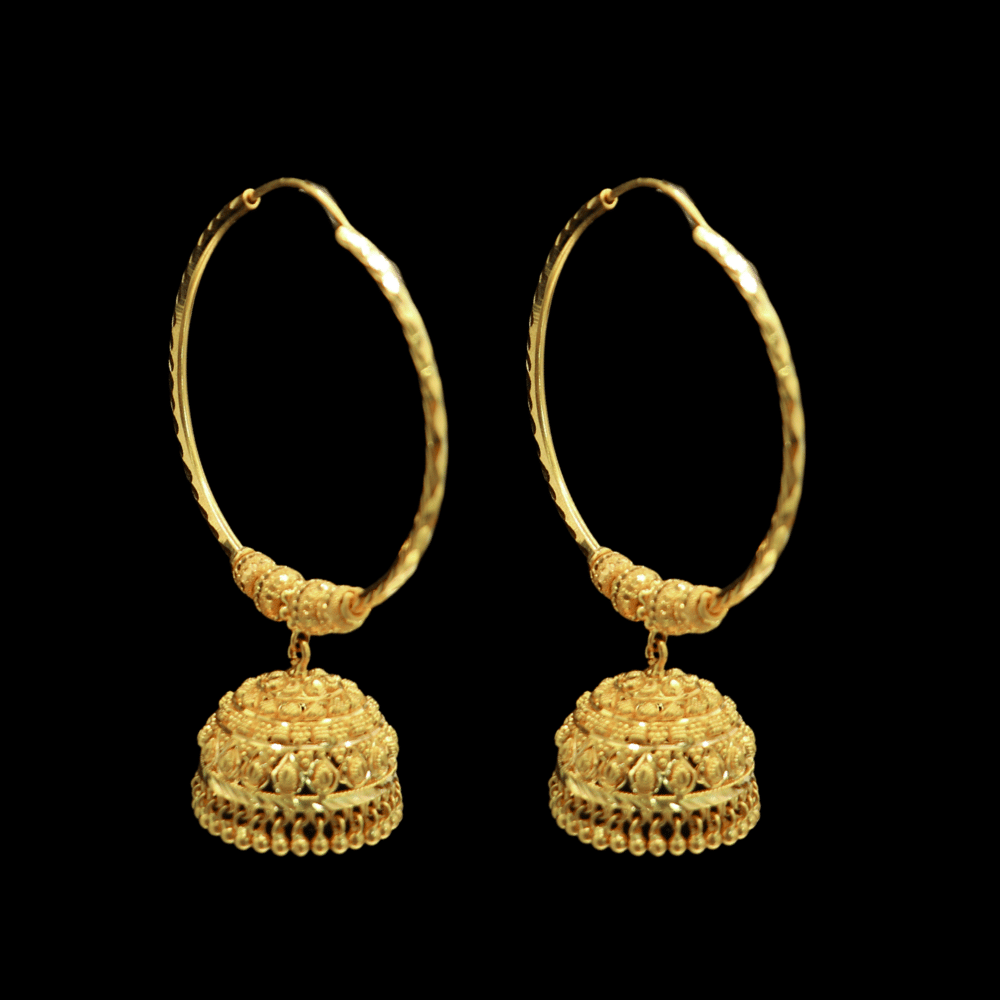 22K Gold Earrings - SD32238